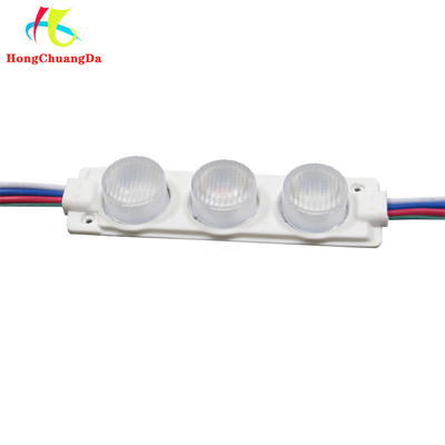 RGB Led Injection module 12v 3leds 3W Channel Blister Letters Advertising box outdoor led module