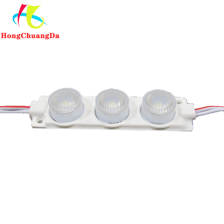 DC 12V/24V 3 LED 3W 3030 Side Light High Brightness with Lens LED Modules